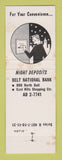 Matchbook Cover - Belt National Bank St Joseph MO