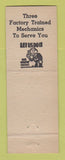 Matchbook Cover - Sedalia Typewriter Company MO