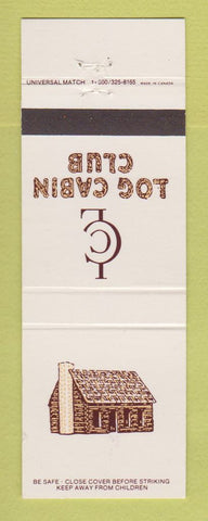 Matchbook Cover - Log Cabin Club