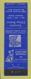 Matchbook Cover - Tetrault's oil gas New Bedford MA Clifford Dog Kennels