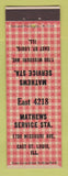 Matchbook Cover - Mathews Service oil gas East St Louis IL