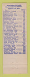 Matchbook Cover - El Rancho Motel Sedalia MO