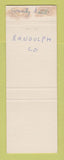 Matchbook Cover - Farmers and Merchants Bank Huntsville MO