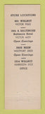 Matchbook Cover - Clark the Hatter Hats Kansas City MO
