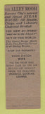 Matchbook Cover - Pickwick Hotel Kansas City MO