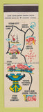 Matchbook Cover - Utah Parks Union Pacific Railroad Cedar City UT