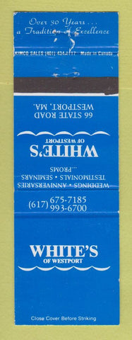 Matchbook Cover - White's of Westport MA WEAR