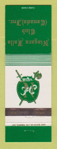 Matchbook Cover - Niagara Falls Club ON