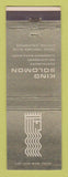 Matchbook Cover - King Solomon Restaurant Encino CA