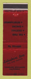 Matchbook Cover - Lakeshore Inn Clearlake Highlands CA