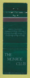 Matchbook Cover - The Monroe Club Chicago IL