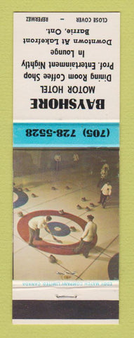 Matchbook Cover - Bayshore Motor Hotel Barrie ON