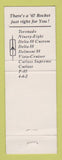 Matchbook Cover - 1967 Oldsmobile Arthur Chevrolet Comanche TX