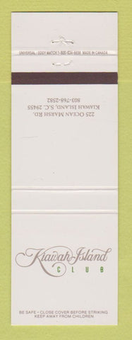 Matchbook Cover - Kiawah Island Club SC