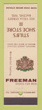 Matchbook Cover - Freeman Men's Shoes Stilb's Racine WI