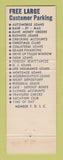 Matchbook Cover - Oshkosh National Bank WI
