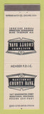 Matchbook Cover - Manitowoc County Bank WI