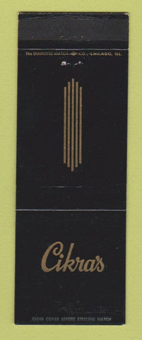 Matchbook Cover - Cikra's Furs Cleveland OH WEAR