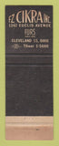 Matchbook Cover - Cikra's Furs Cleveland OH WEAR