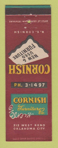 Matchbook Cover - Cornish Furniture Oklahoma City OK