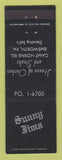 Matchbook Cover - Sunny Jims Restaurant Emsworth PA