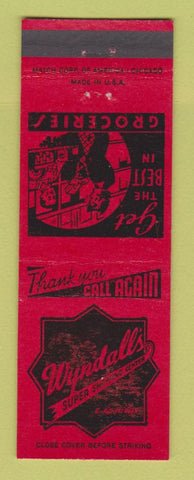 Matchbook Cover - Wyndall's Grocery