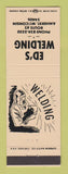 Matchbook Cover - Ed's Welding Amherst WI