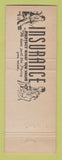 Matchbook Cover - Marcoe Insurance Agency Fond Du Lac WI