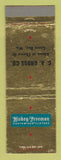 Matchbook Cover - Hickey Freeman Men's Clothes CA Cross Green Bay WI WEAR