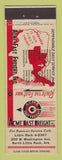 Matchbook Cover - Acme Fast Freight Trucking North Little Rock AR