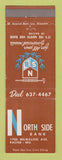 Matchbook Cover - North Side Bank Racine WI