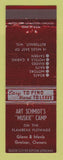 Matchbook Cover - Art Schmidt's Muskie Camp Butternut WI area