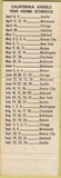 Matchbook Cover - US Natl Bank 1969 CA Angels Schedule