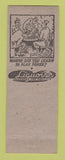 Matchbook Cover - City Liquor Store South Bend IN