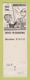 Matchbook Cover - The Wood County National Bank Wisconsin Rapids WI