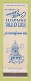 Matchbook Cover - State Capitol Employees Credit Union Madison WI