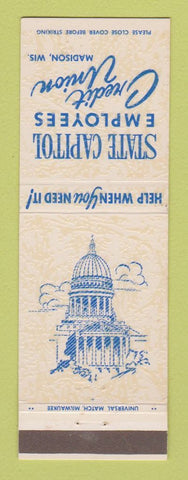 Matchbook Cover - State Capitol Employees Credit Union Madison WI