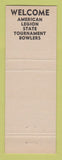 Matchbook Cover - Franklin House New London WI restaurant