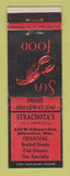 Matchbook Cover - Strachota's Restaurant Milwaukee WI WEAR