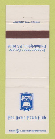 Matchbook Cover - Down Town Club Philadelphia PA