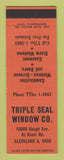 Matchbook Cover - Triple Seal Windows Cleveland OH