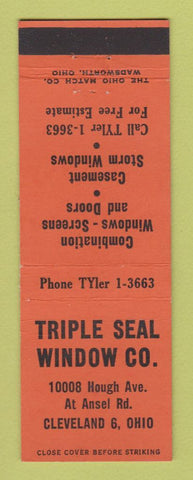 Matchbook Cover - Triple Seal Windows Cleveland OH