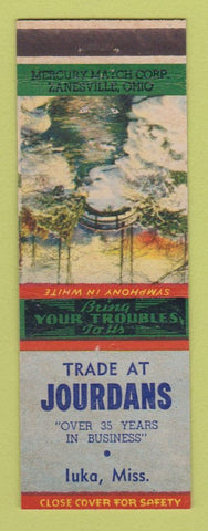 Matchbook Cover - Jourdans Store Iuka MS