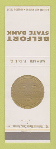 Matchbook Cover - Belfort State Bank