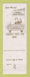 Matchbook Cover - Belfort State Bank