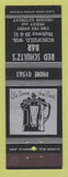 Matchbook Cover - Red Schultz's Bar Schofield WI girlie