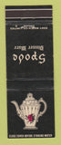 Matchbook Cover - Spode Dinner Ware Barrie ON