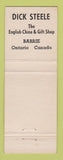 Matchbook Cover - Spode Dinner Ware Barrie ON