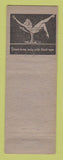 Matchbook Cover - Verne's Villa girlie WORN