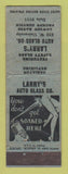 Matchbook Cover - Larry's Auto glass girlie WORN